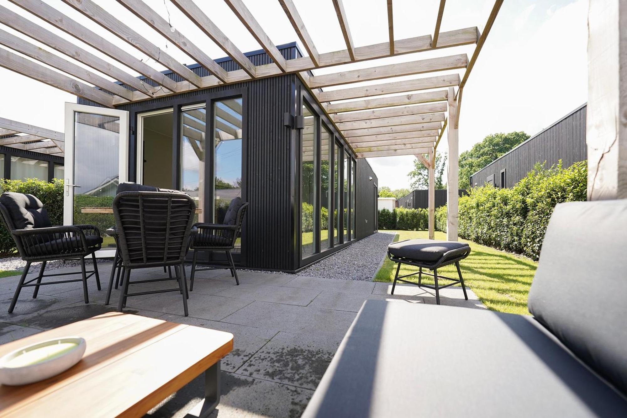 Luxe Lodge 'Bold' Nabij Bos En Veluwemeer - 4 Pers Ermelo Exterior photo